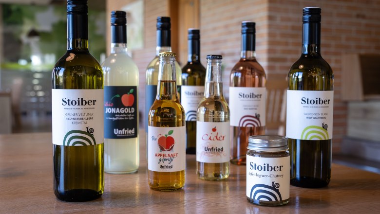 Products Winery Stoiber, © Pamela Schmatz Products Winery Stoiber, © Pamela Schmatz