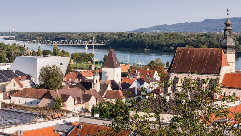 Landesgalerie NÖ in the cityscape of Krems, © Kunstmeile Krems Loxpix Landesgalerie NÖ in the cityscape of Krems, © Kunstmeile Krems Loxpix