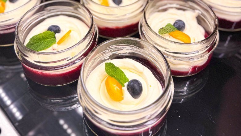 Dessert im Glas, © Harrys Gastrotainment Dessert im Glas