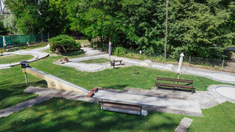 Minigolfplatz Bahn 18, © Gabriel-Cristian Oanea Minigolfplatz Bahn 18