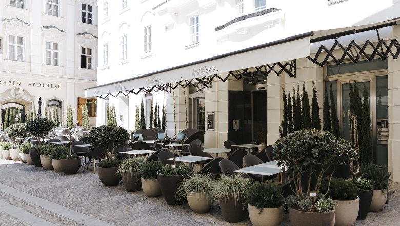 Gemütlicher Gastgarten, © Markt.Spiel Gemütlicher Gastgarten, © Markt.Spiel