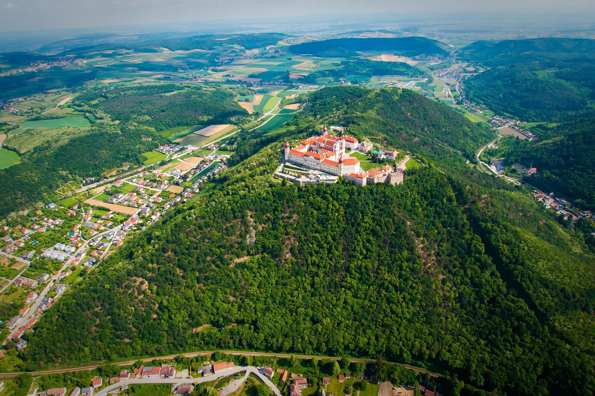 Stift Göttweig Vogelperspektive