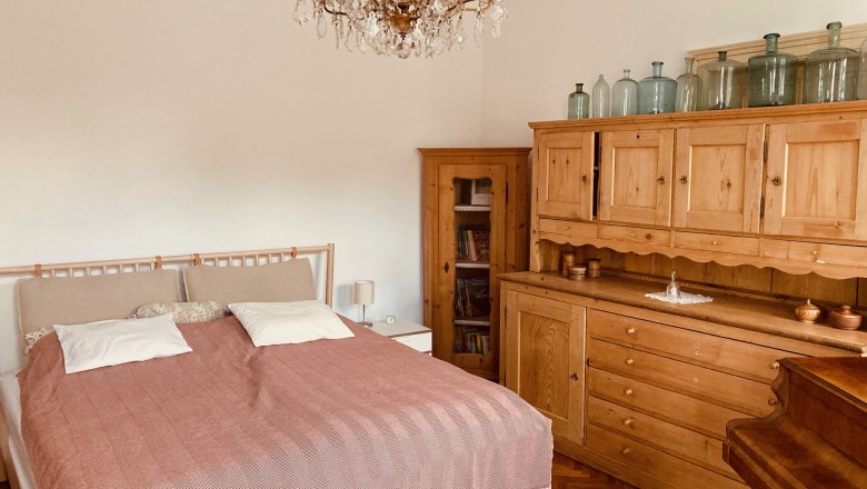 Schlafbereich in der Villa Wachtertor, &copy; Thomas Hruschka