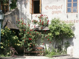 Rest area in Aggsbach Markt, &copy; Arbeitskreis Wachau/TU Wien