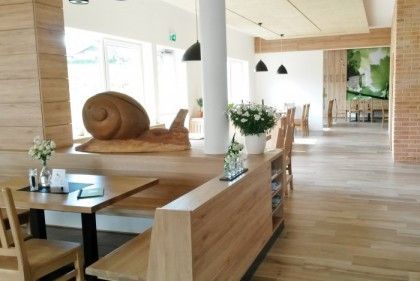 Ganz neu und modern: der Heurige am Weinzierlberg