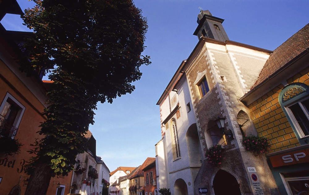Historische Marktstraße in Emmersdorf