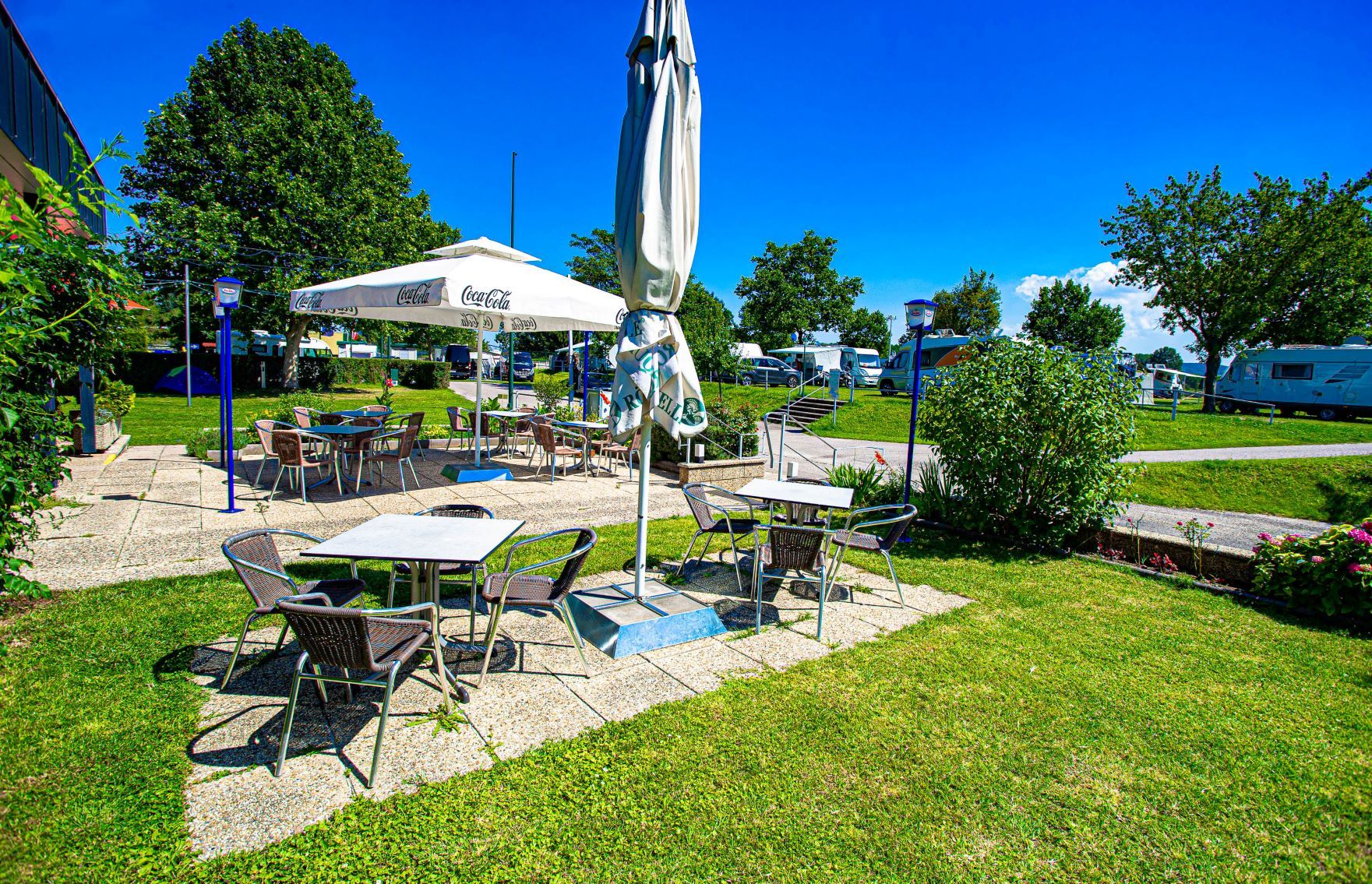 Terrasse ÖAMTC Donau Camping Krems