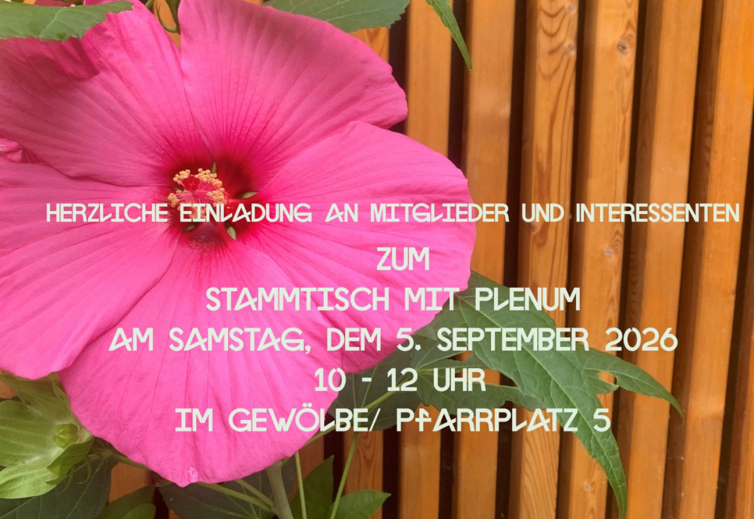 Herzliche Einladung!