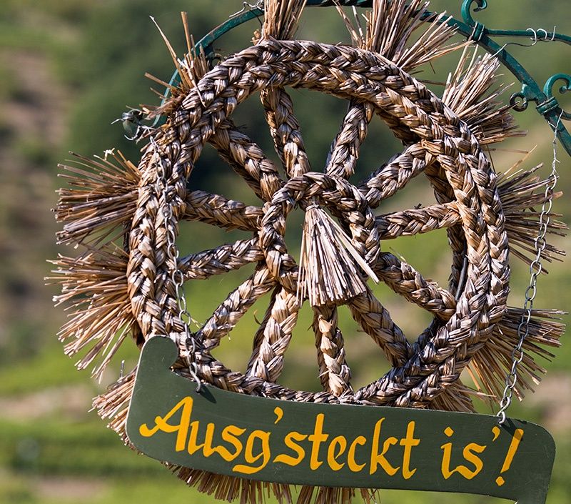 Ausg'steckt is bei den Wachauer Heurigen