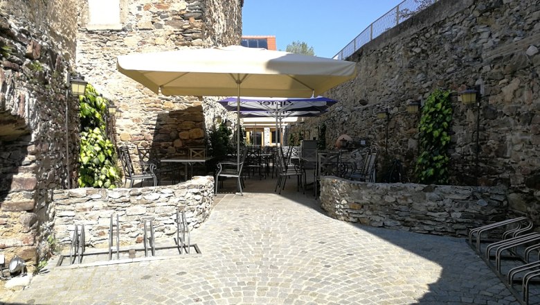 Pizzeria Corleone-Innenhof, &copy; Roman Z&ouml;chlinger