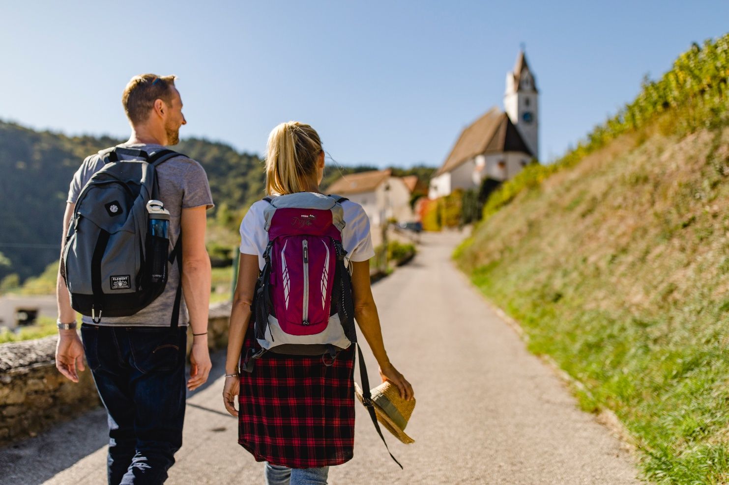 Wandern in Senftenberg bei der Wehrkirche