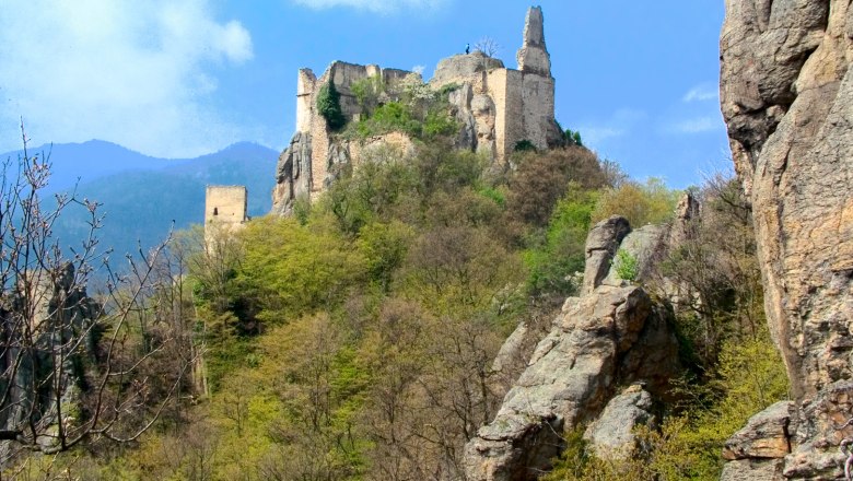 Ruine D&uuml;rnstein am Welterbesteig Wachau, &copy; Franz Hauleitner