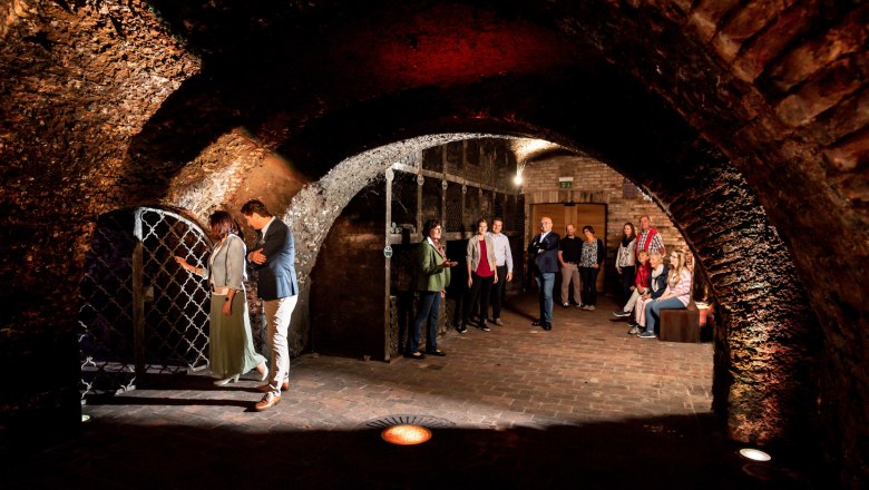 Schatzkammer: Historischer Flaschenkeller der Winzer Krems, &copy; Robert Herbst